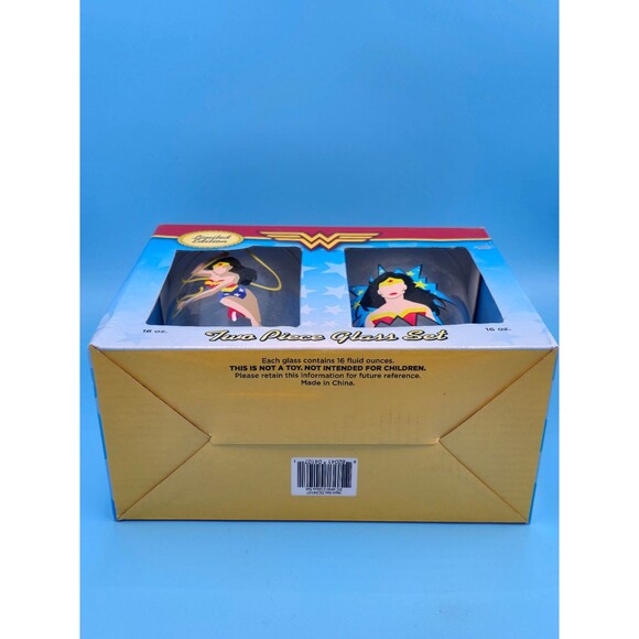 Limited edition Wonder Woman 2-piece glass set - Picture 3 of 3